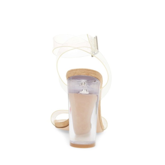 Steve Madden Camille Clear Heels- NEW - Picture 4 of 6